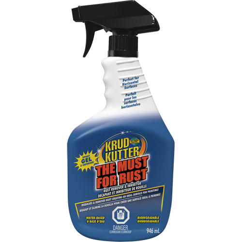 The Must for Rust Rust Remover Gel, Trigger Bottle Par Equipment
