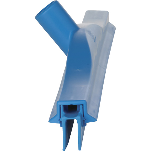 Raclette hygi&eacute;nique &agrave; lame double Ultra, 20", Bleu Par Equipment
