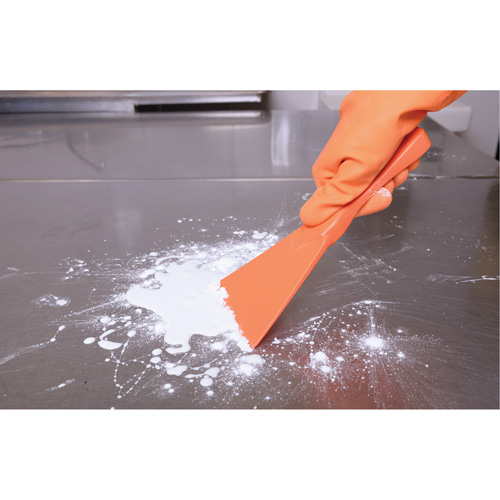 Racloir manuel grand format, Rose, 4" la x 10" lo Par Equipment