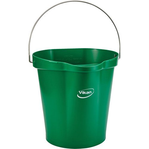 Food Hygiene Bucket, Green, 3 US gal. Par Equipment