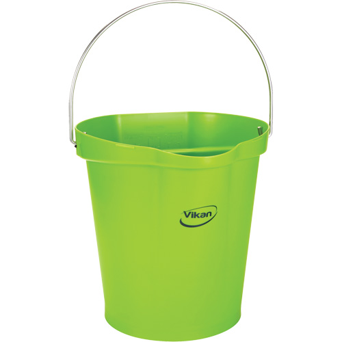 Seau pour l'hygi&egrave;ne des aliments, Lime, 3 gal. US Par Equipment