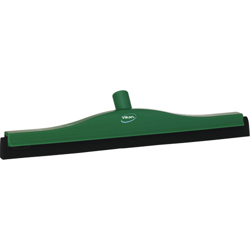 Fixed Head Food Hygiene Floor Squeegee, 20", Green Par Equipment