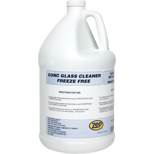Concentrated Freeze-Free Glass Cleaner, 4 L, Jug Par Equipment