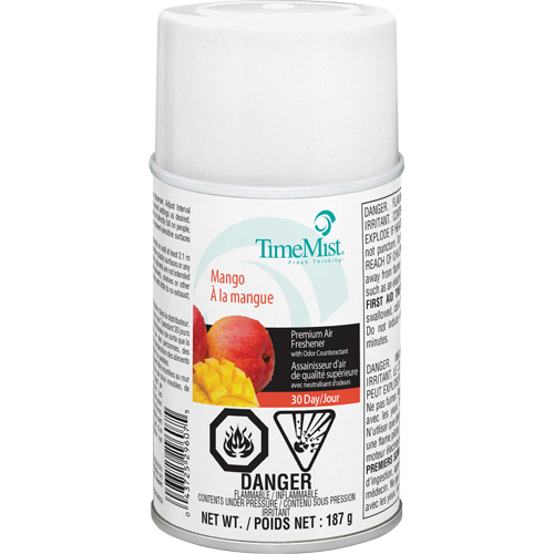Purificateur dair industriel TimeMist, Mangue, Canette a&eacute;rosol/Cartouche Par Equipment