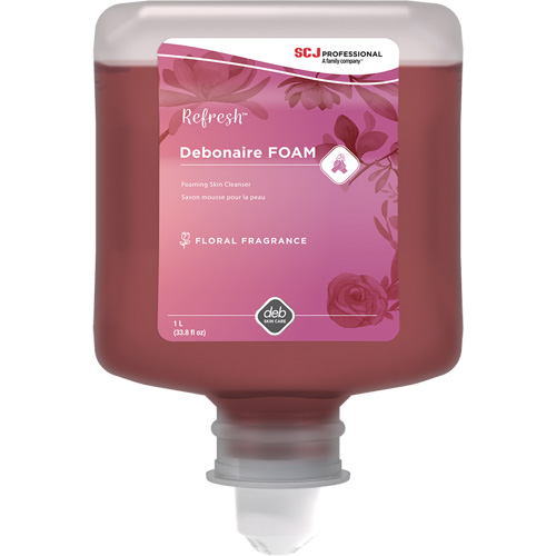 Savon &agrave; mains Refresh Debonaire, Mousse, 1 L, Parfum&eacute; Par Equipment