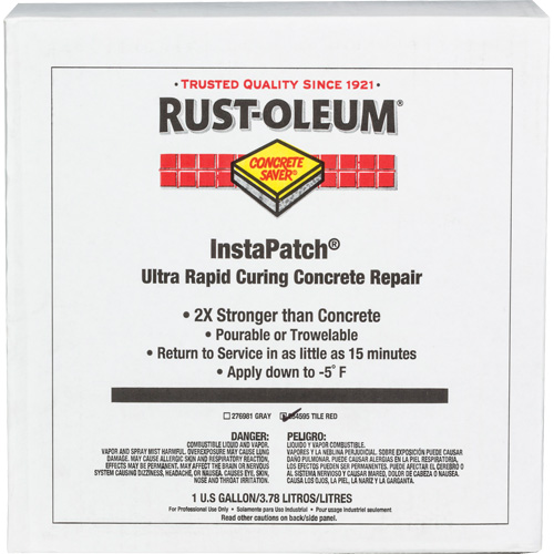 Concrete Saver&reg; InstaPatch&reg; Concrete Repair, Kit, Red Par Equipment