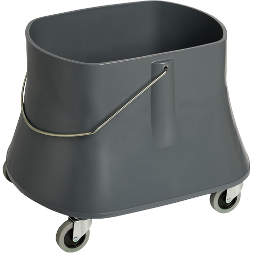 Seau pour vadrouille Champ, Capacit&eacute; de 10 gal. US (40 pintes), Gris Par Equipment