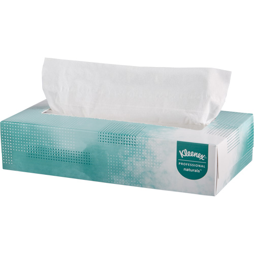 Papiers-mouchoirs Naturals de Kleenex, 2 pli, 8,4" lo x 8" la, 125 feuilles/boîte Par Equipment