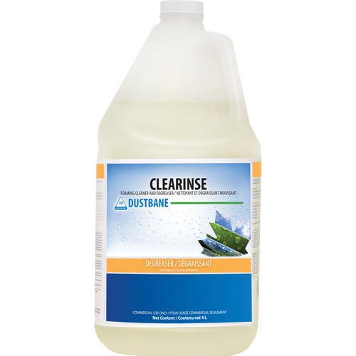 Clearinse Foaming Cleaner & Degreaser, 4 L, Jug Par Equipment
