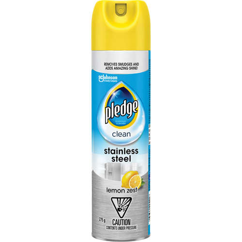 Pledge&reg; Stainless Steel Cleaner, 275 g, Aerosol Can Par Equipment