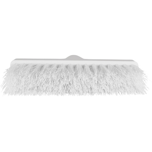 Balai oblique ColorCore, Crins Moyen, 10", Polypropyl&egrave;ne, Blanc Par Equipment