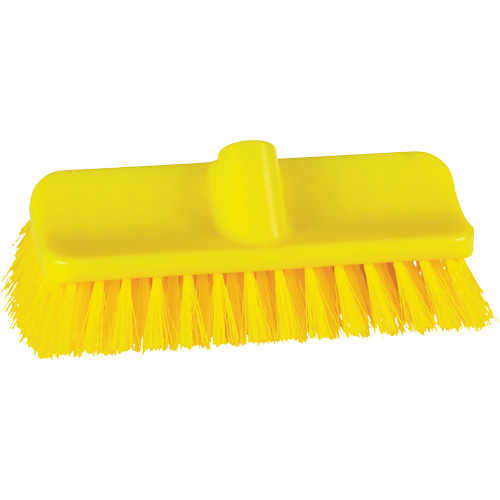 Brosse &agrave; angle double ColorCore pour surfaces hautes et basses, Soies Ferme, Longueur de 10", Jaune Par Equipment