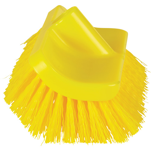 Brosse &agrave; angle double ColorCore pour surfaces hautes et basses, Soies Ferme, Longueur de 10", Jaune Par Equipment