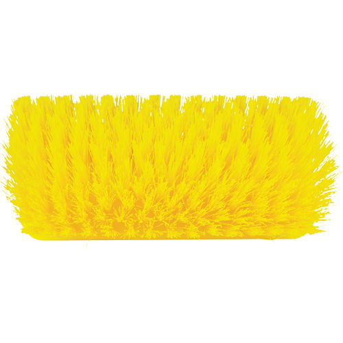 Brosse &agrave; angle double ColorCore pour surfaces hautes et basses, Soies Ferme, Longueur de 10", Jaune Par Equipment