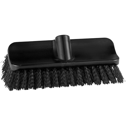 Brosse &agrave; angle double ColorCore pour surfaces hautes et basses, Soies Ferme, Longueur de 10", Noir Par Equipment