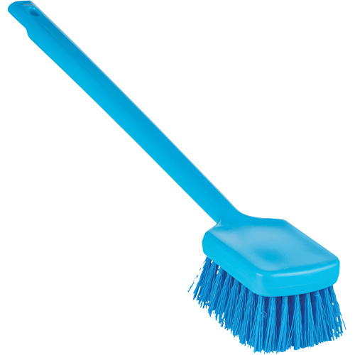 ColorCore Long Handle Brush, Stiff Bristles, 20" Long, Blue Par Equipment