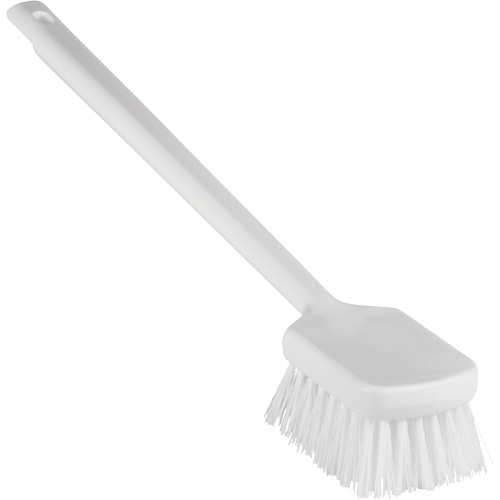 ColorCore Long Handle Brush, Stiff Bristles, 20" Long, White Par Equipment