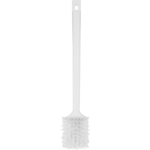 ColorCore Long Handle Brush, Stiff Bristles, 20" Long, White Par Equipment