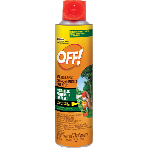 OFF! Area Bug Spray, DEET Free, Aerosol, 350 g Par Equipment