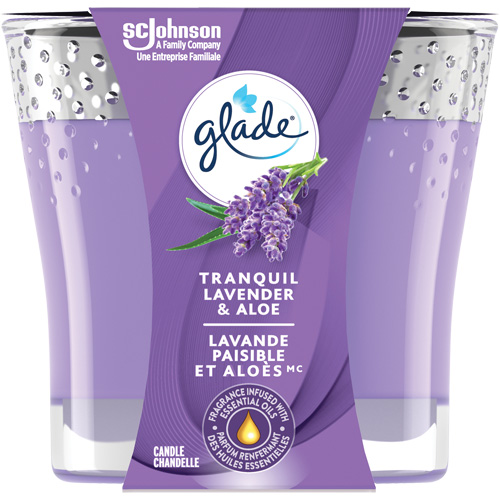 Glade&reg; 2-in-1 Candle, Lavender & aloe Par Equipment