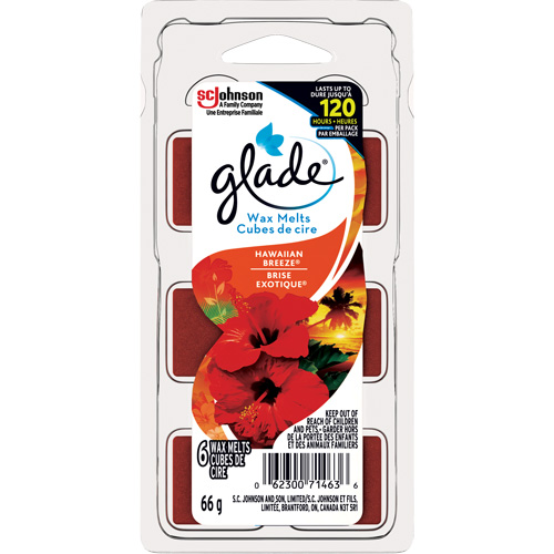 Cubes de cire parfum&eacute;e Glade, Brise exotique Par Equipment