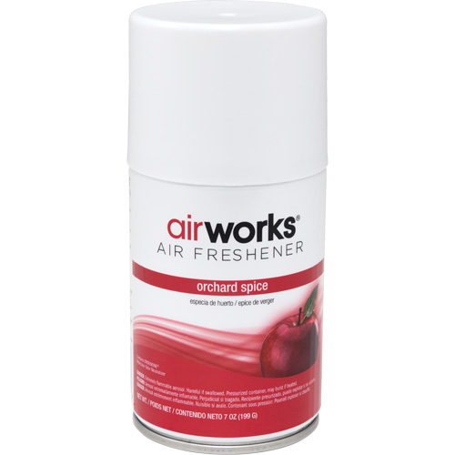 AirWorks&reg; Metered Air Fresheners, Orchard Spice, Aerosol Can Par Equipment