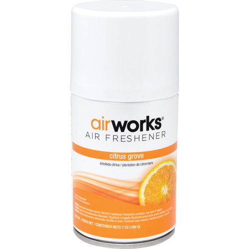 AirWorks&reg; Metered Air Fresheners, Citrus Grove, Aerosol Can Par Equipment