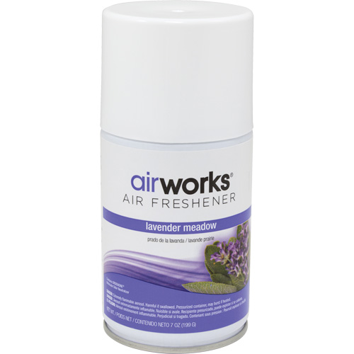 AirWorks&reg; Metered Air Fresheners, Lavender Meadow, Aerosol Can Par Equipment