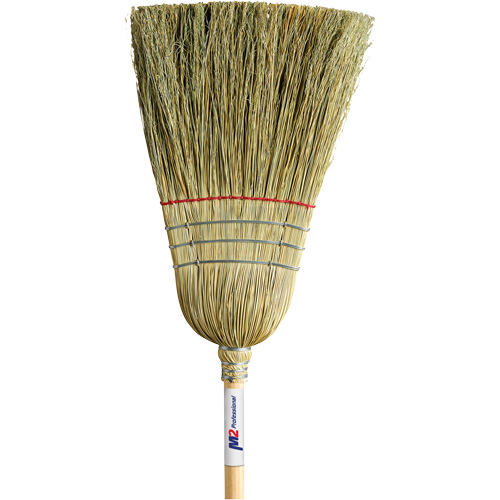 Heavy-Duty Corn Broom, 1-String, Wood Handle Par Equipment