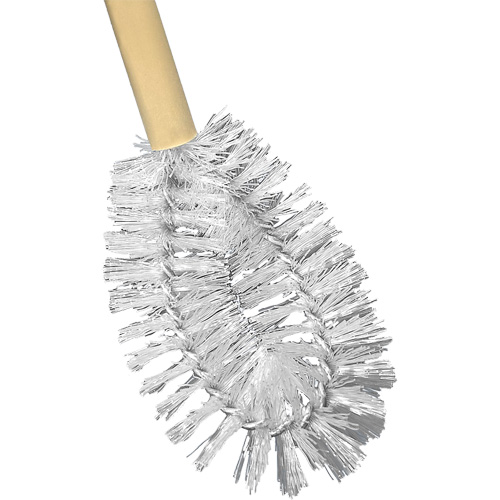 HD Toilet Brush with Wire Centre, 20" L, Polypropylene Bristles, Yellow Par Equipment