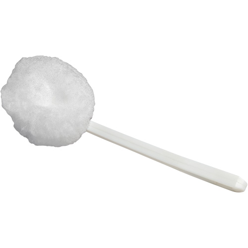 Bowl Swab Cleaning Brush, 12" L, Acrylic Bristles, White Par Equipment