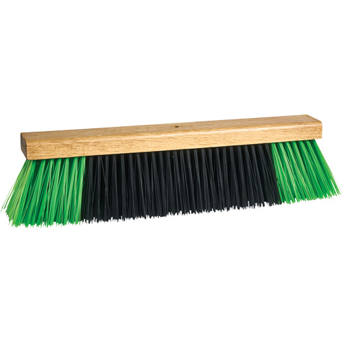 Bulldog Push Broom Head, 18", Coarse, PVC Bristles Par Equipment