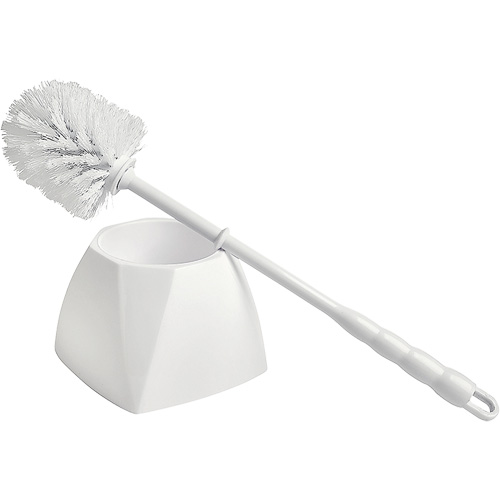 Bowl Brush with Caddy, 15-1/2" L, Polypropylene Bristles, White Par Equipment