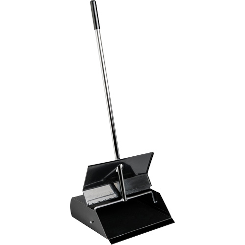 Lobby Dust Pan with Lid, Metal Par Equipment