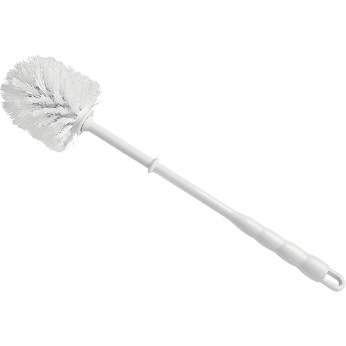 Bowl Brush, 15-1/2" L, Polypropylene Bristles, Red/White Par Equipment