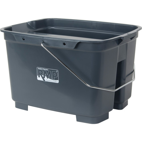 Seau double, Capacit&eacute; de 4,75 gal. US (19 pintes), Gris Par Equipment