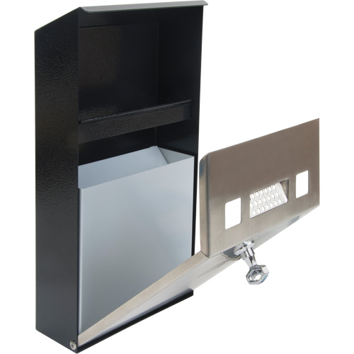 Smoking Receptacle, Wall-Mount, Stainless Steel, 1 Litre Capacity, 11-4/5" Height Par Equipment