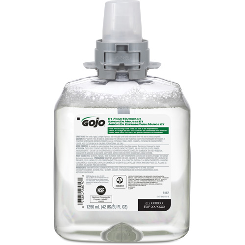 FMX-12 E1 Hand Soap, Foam, 1250 ml, Unscented Par Equipment
