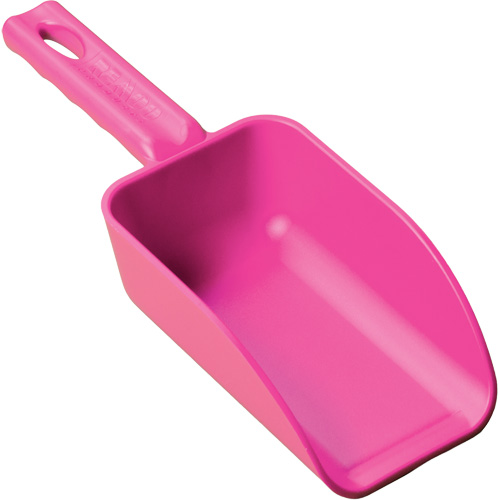 Mini Hand Scoop, Plastic, Pink, 16 oz. Par Equipment