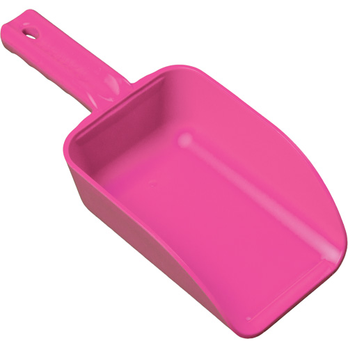 Small Hand Scoop, Plastic, Pink, 32 oz. Par Equipment