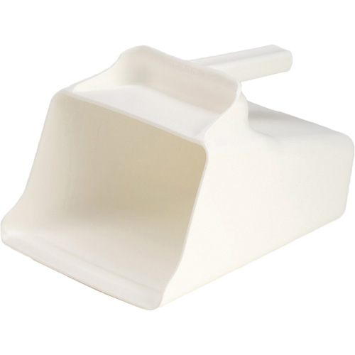 Mega Scoop, Plastic, White, 128 oz. Par Equipment