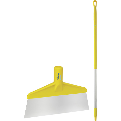 Floor Scraper with Handle, Yellow, 9-3/5" W x 55-9/10" L Par Equipment