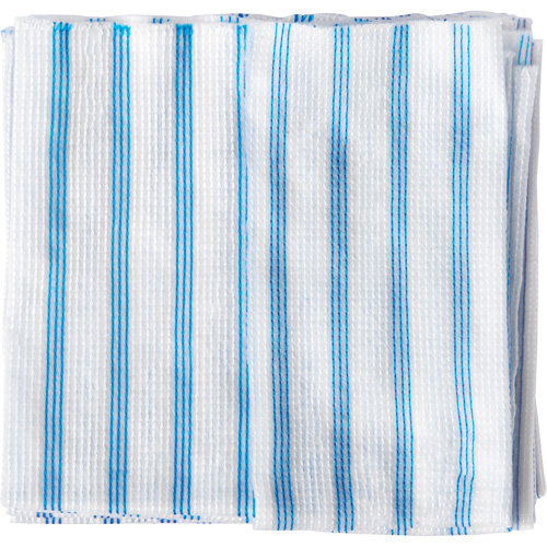 Disposable Single-Use Cloths, Microfibre, Blue/White Par Equipment