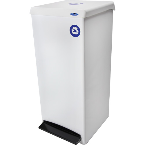 Foot Operated Waste Receptacle, Steel, 25 US gal. Par Equipment