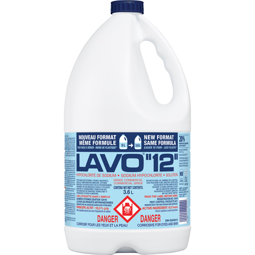 Javellisant liquide, 3,6 L, Cruche Par Equipment