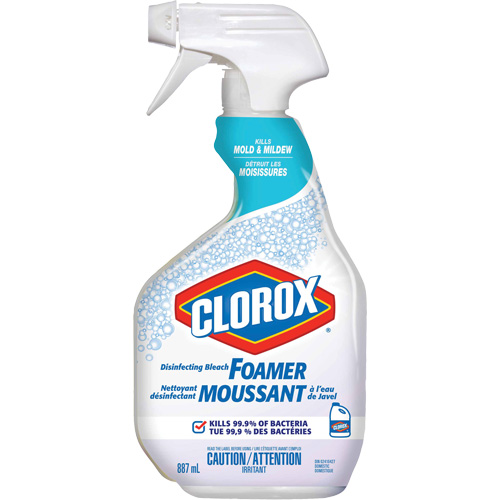 Mousse d&eacute;sinfectante &agrave; l'eau de Javel, 887 ml, Bouteille &agrave; g&acirc;chette Par Equipment