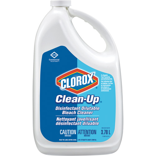 Nettoyant et d&eacute;sinfectant de surface avec javellisant Clean-Up, 3,78 L, Cruche Par Equipment