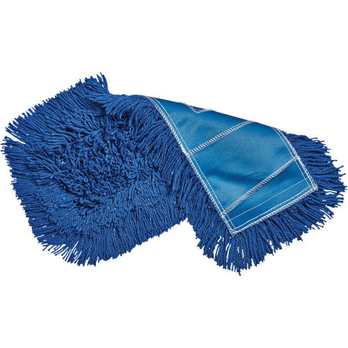 Vadrouille &agrave; &eacute;pousseter &eacute;conomique, Style &agrave; enfiler, Fil, 24" lo x 5" la Par Equipment