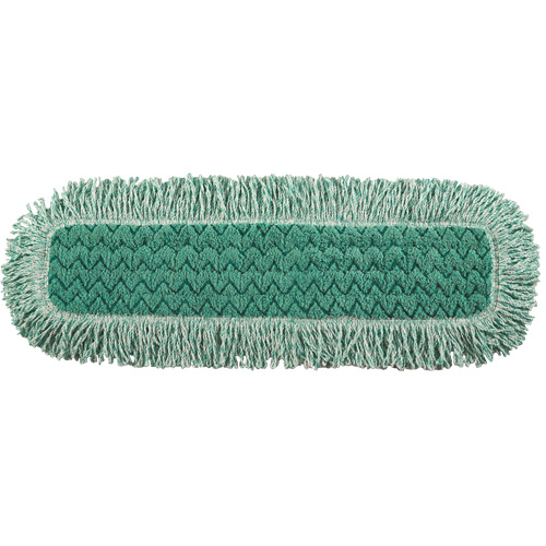 Tampon avec frange pour vadrouille &agrave; &eacute;pousseter Hygen, Style Boucles et crochets, Microfibre, 27-1/2" lo x 9" la Par Equipment
