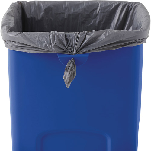 Untouchable&reg; Square Recycling Container, Bulk, Plastic, 23 US gal. Par Equipment